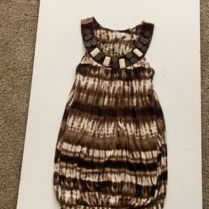 Kitty brand dress with wooden beads in great shape size 4